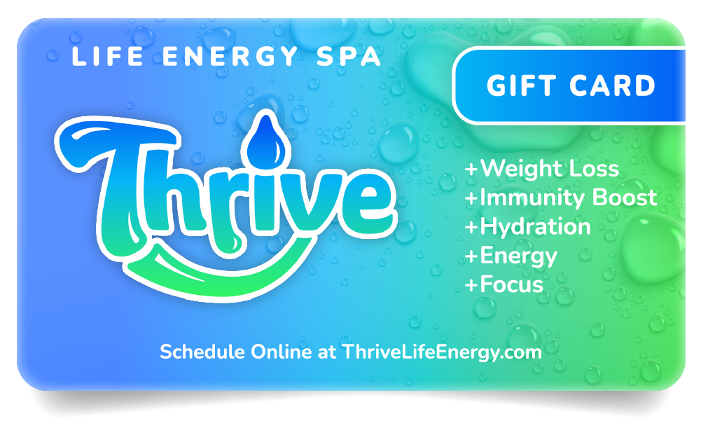 Thrive Life Energy Spa Gift Card - ThriveLifeEnergy.com